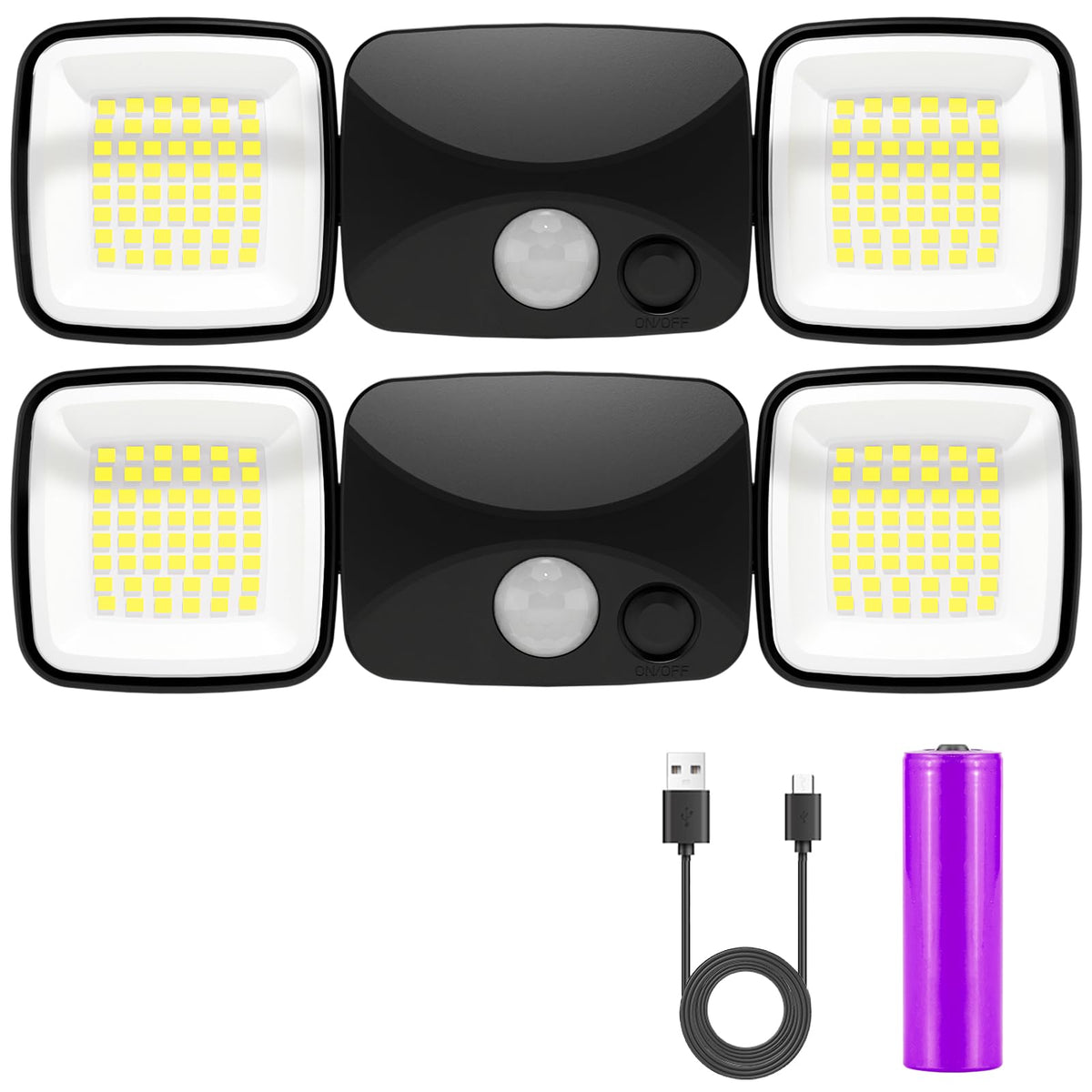 Allotall rechargeable motion light at the front door for safe, well lit entry