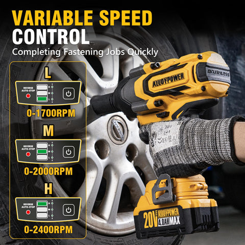 ALLOY POWER LED work light improves visibility during tasks