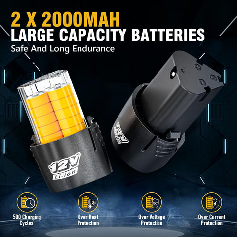 ALLOY POWER drive adapters 1/4 and 1/2-inch for flexibility.