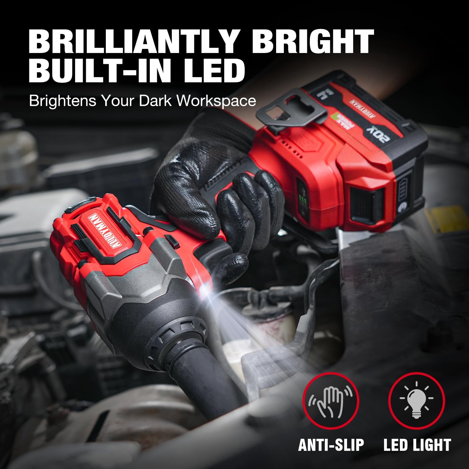 Alloyman 3-gear-control offers flexible torque for tasks.