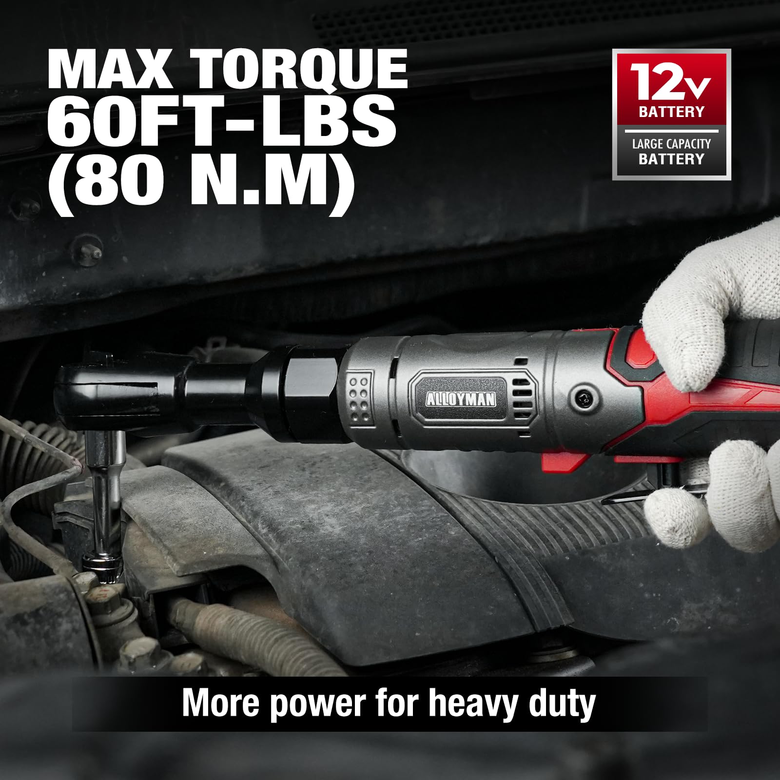 Alloyman high-torque tool up to 60 ft-lbs for heavy tasks