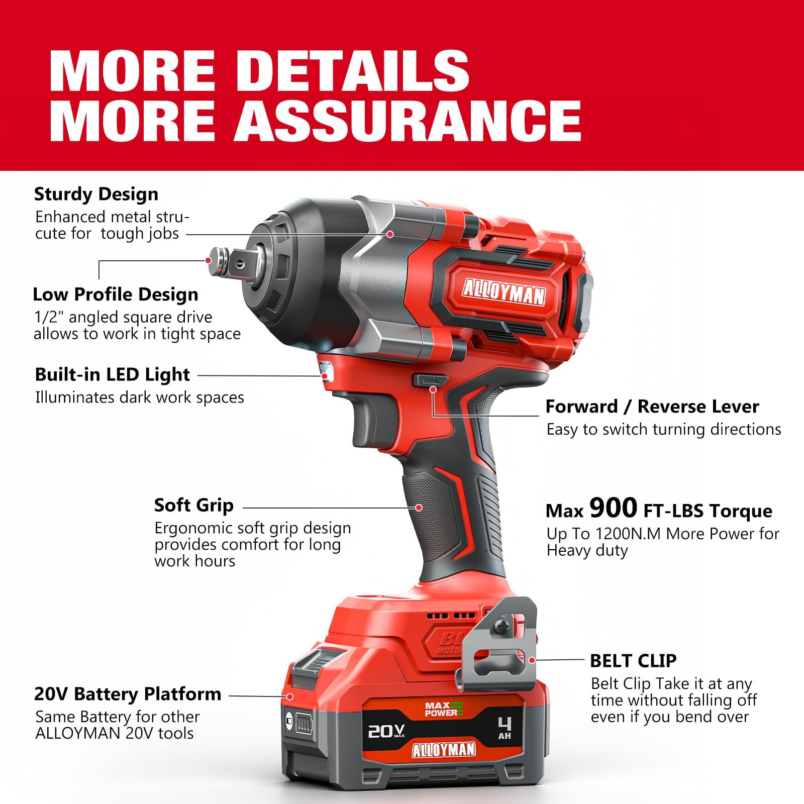 Alloyman impact-socket-set included for immediate bolt work.