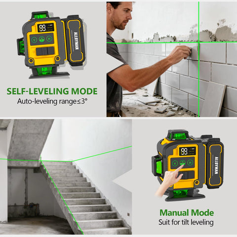 Alloyman multi-function mounting bracket enables secure placement at varied heights.