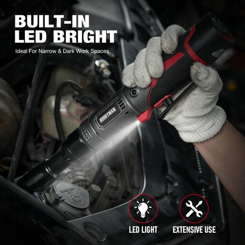 Alloyman six-socket set with extension rod included
