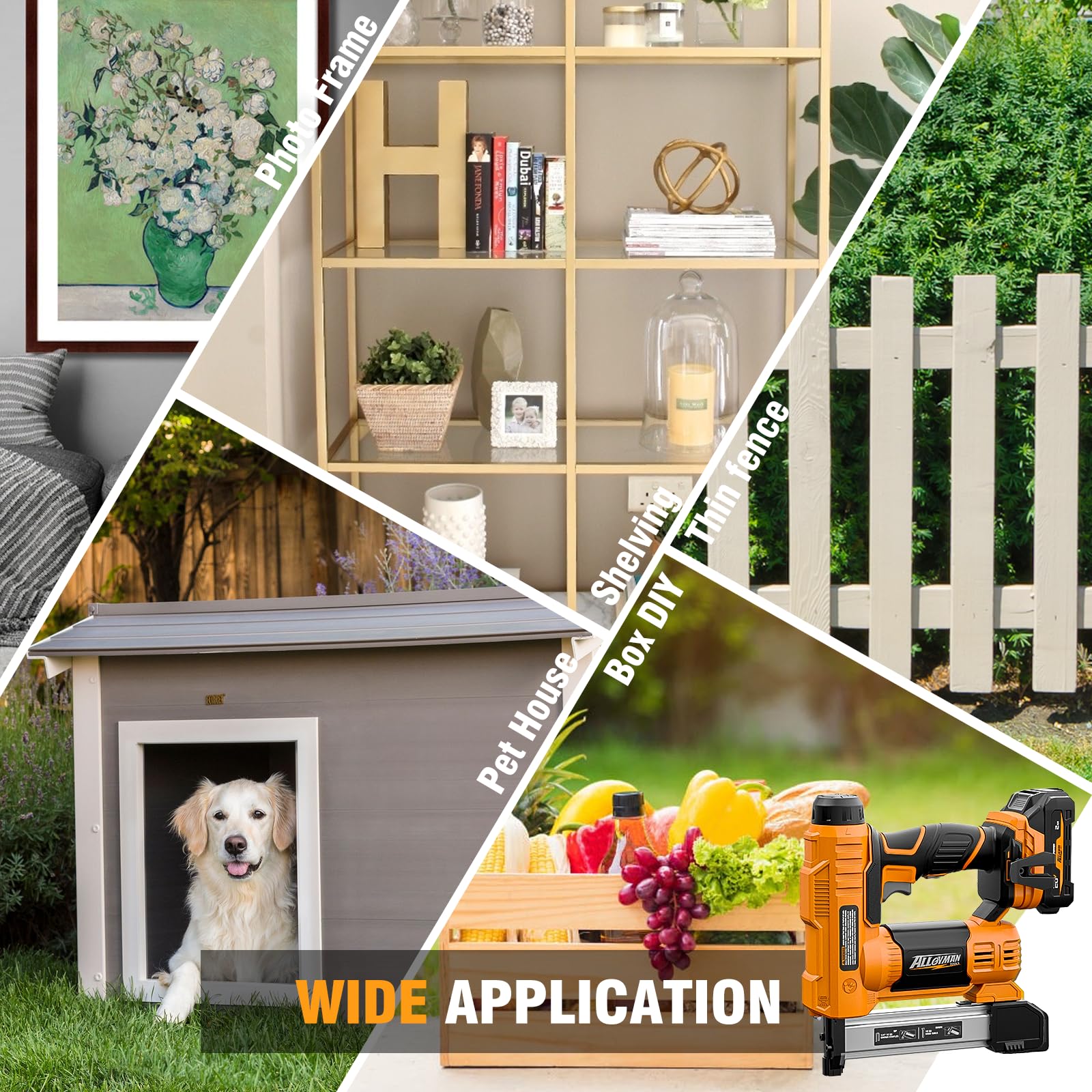 Alloyman woodworking trim project showcasing 2-in-1 versatility