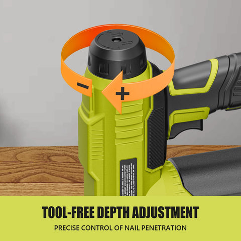 Alloy Power 1000 nails included for versatile 18GA brad nailing.