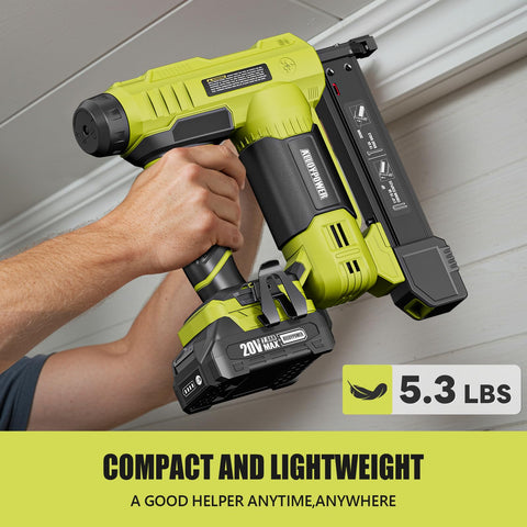 Alloy Power 500 staples included for quick stapling tasks.