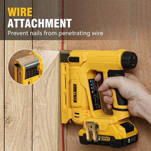 ALLOY POWER depth adjustment knob enables customized nail penetration.