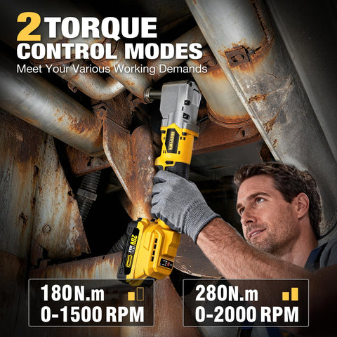 ALLOYPOWER extended reach at 15.5 inches for hard-to-reach bolts
