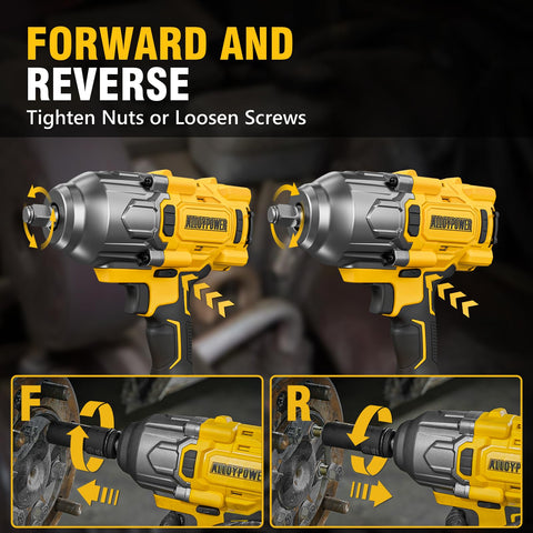 Alloy Power included sockets (17, 19, 21 mm) for common fasteners.