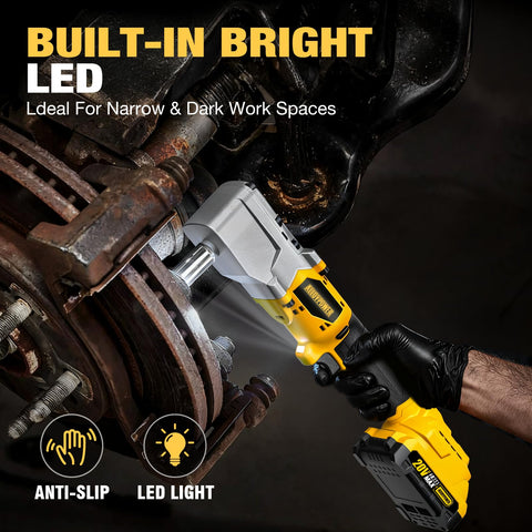 ALLOYPOWER LED work light improves visibility in dark work areas