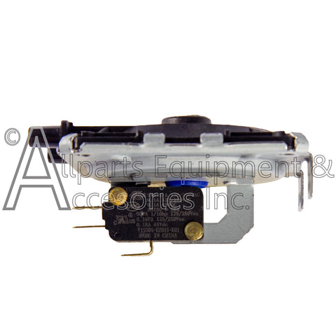 Allparts 60146 pressure switch back view with 0.22 in. W.C. rating.