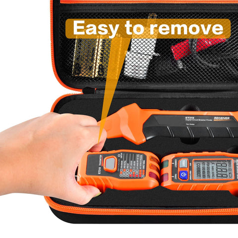 ALLPRIMO Klein case zipper closeup shows secure travel closure.