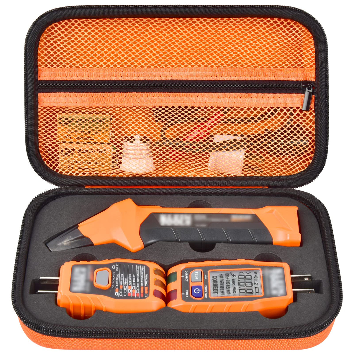 ALLPRIMO Klein ET310 case front view highlights portable tool storage.