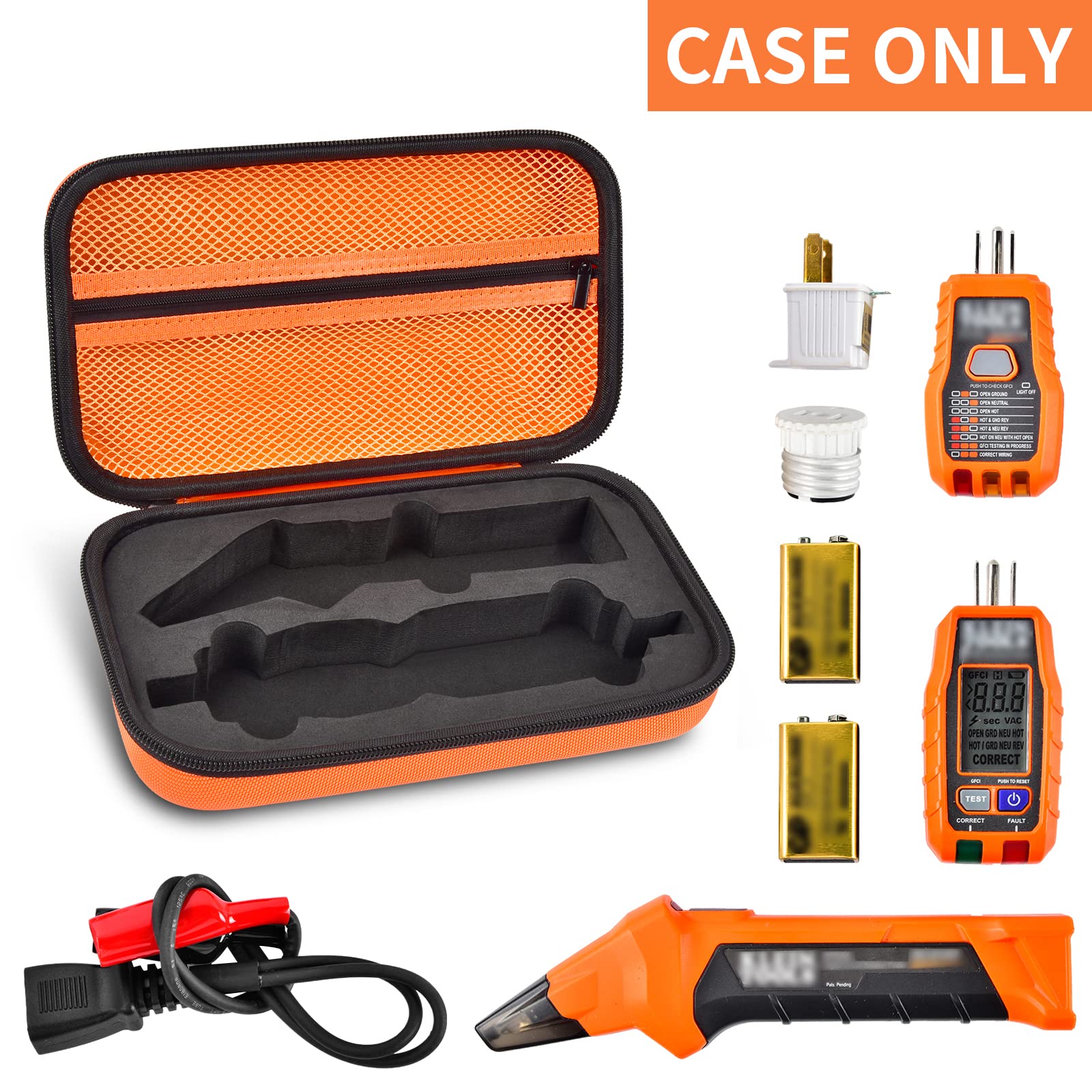 ALLPRIMO Klein ET310 case interior compartments keep tools organized.