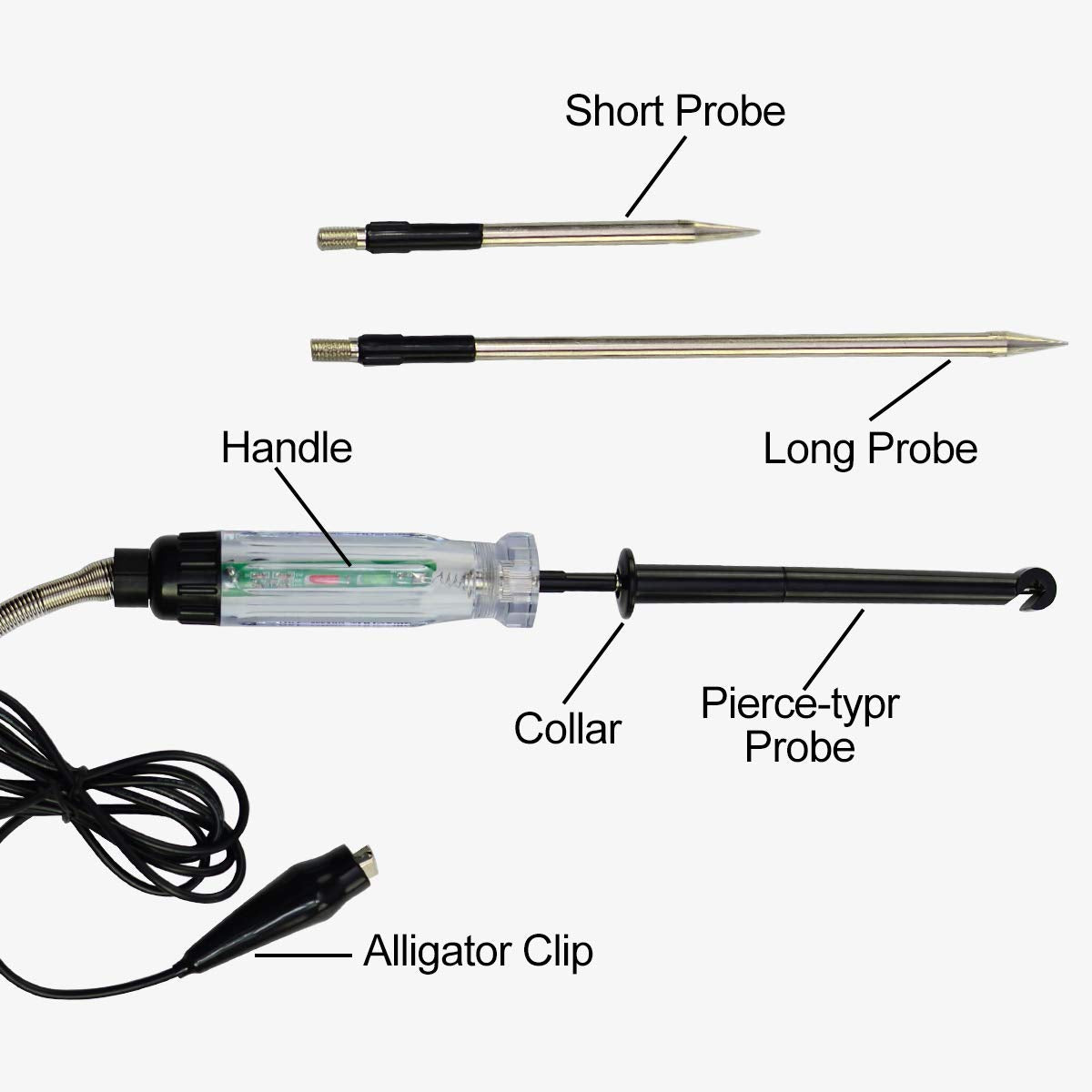 Allsun 59-inch cord with LED and buzzer indicators in view