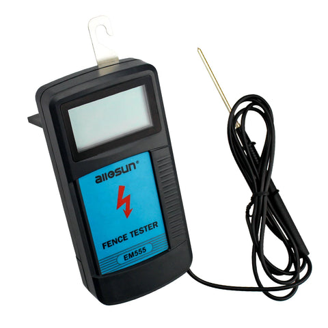 allsun digital fence tester display showing voltage readings for quick checks