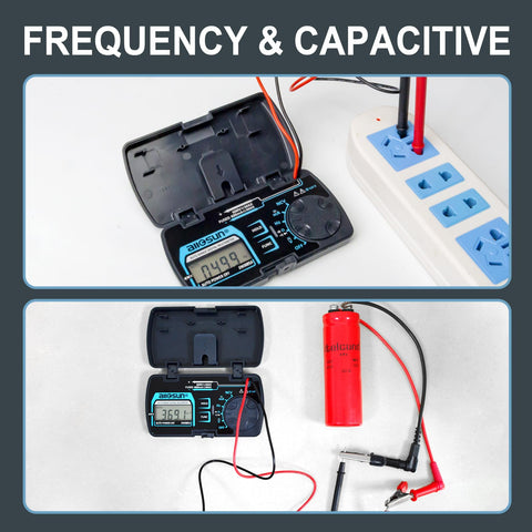 Allsun EM3085A NCV mode shows non-contact voltage sensing in use