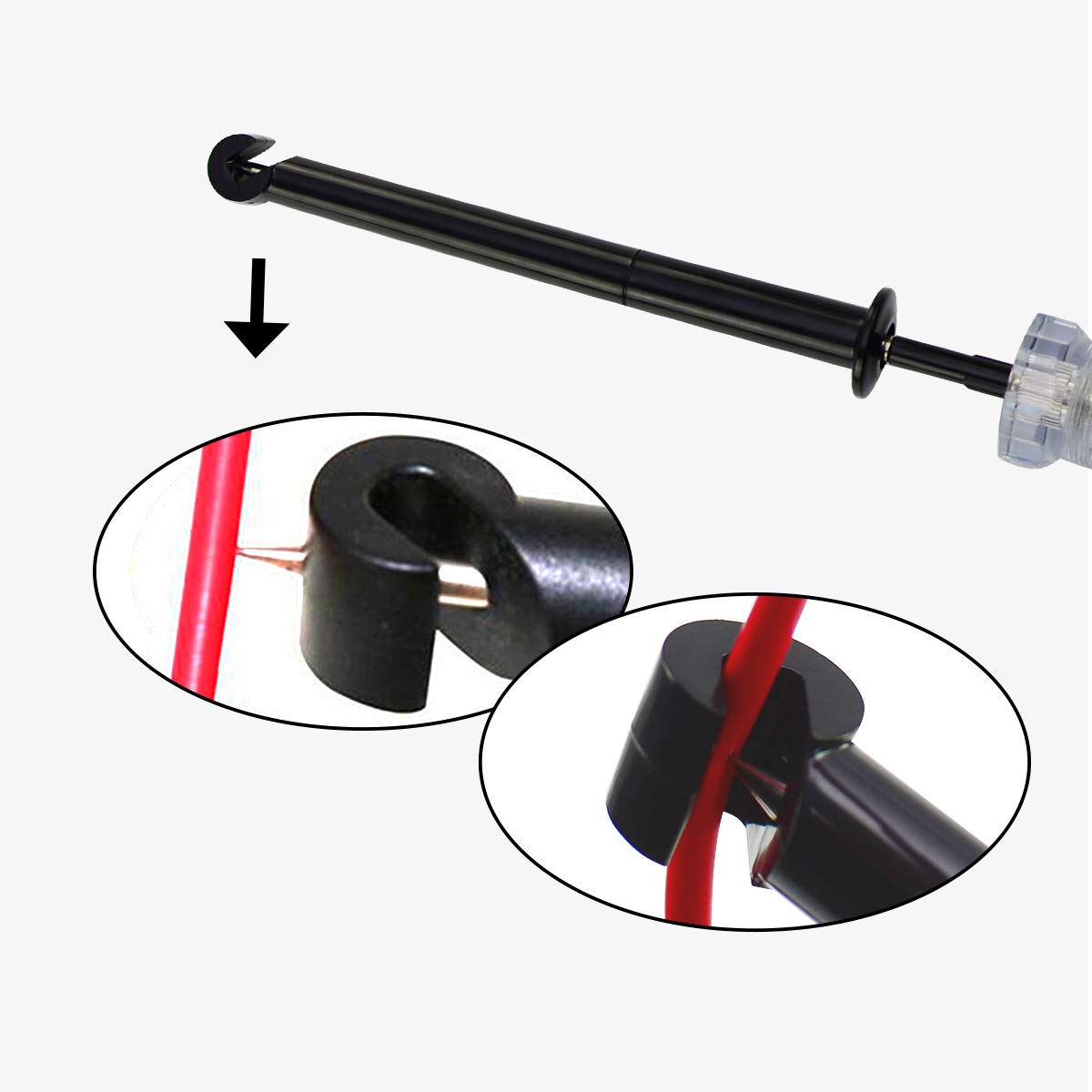 Allsun safe hook-cover design protects fingers during use