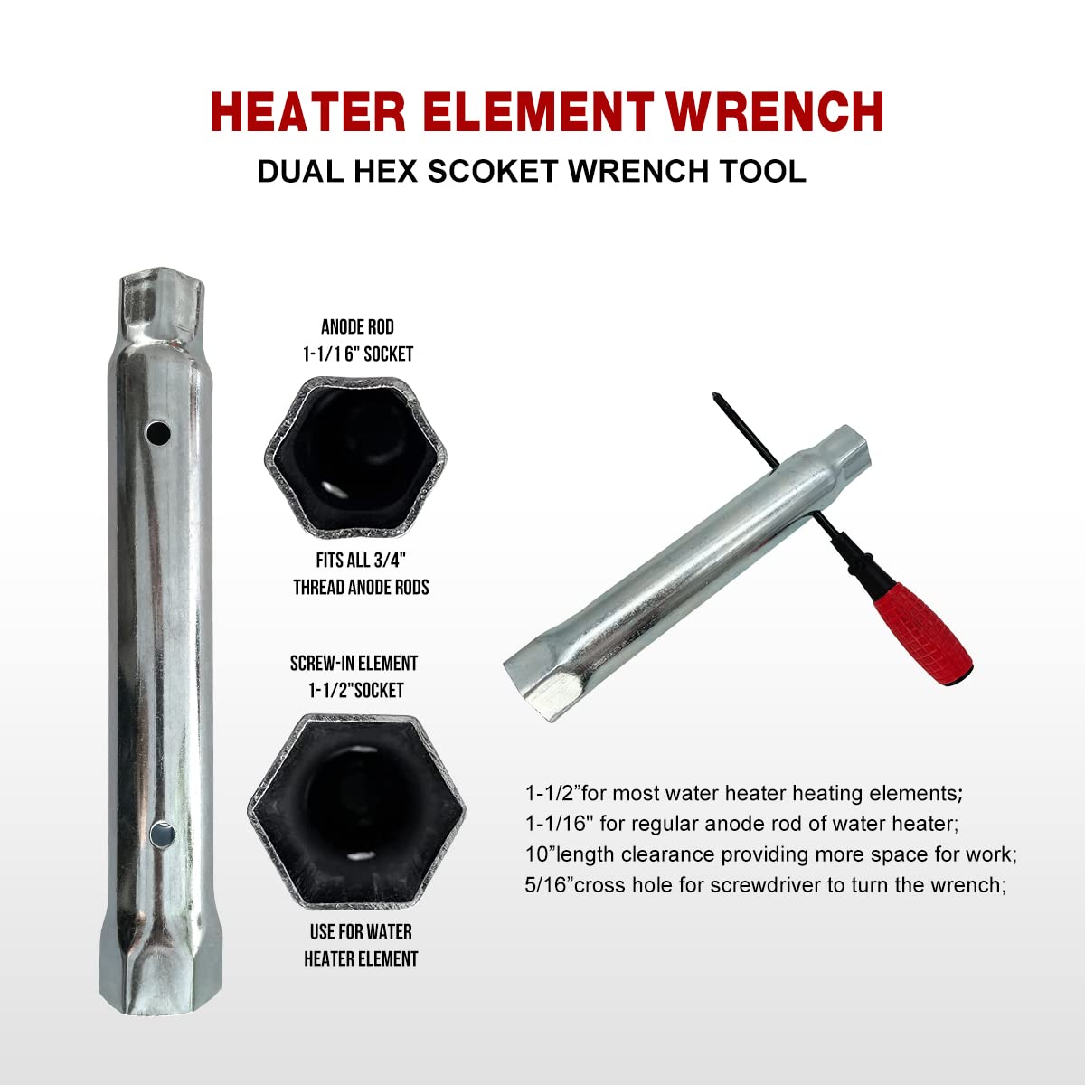 Alltemp quick change tool facilitates faster element swaps.