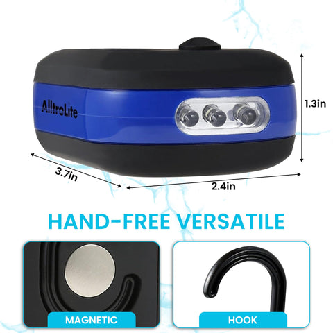 AlltroLite push-button operation provides quick brightness on demand.