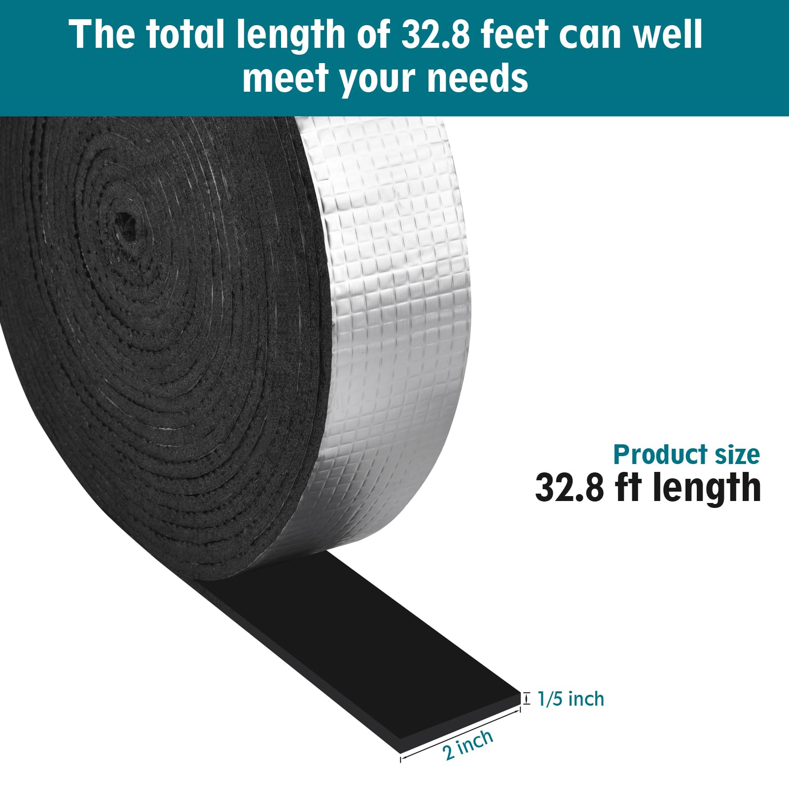 ALLWIN pipe wrap tape showing self-adhesive backing for quick installation.