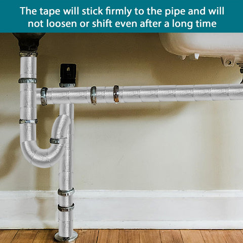 ALLWIN weatherproof wrap protects pipes from sun and cold.