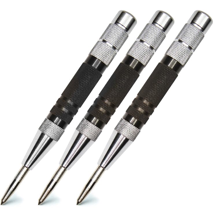 ALLY Tools 3pc center punch close-up showing adjustable tension for precise marks