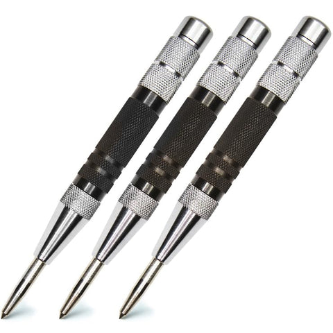 ALLY Tools 3pc center punch close-up showing adjustable tension for precise marks