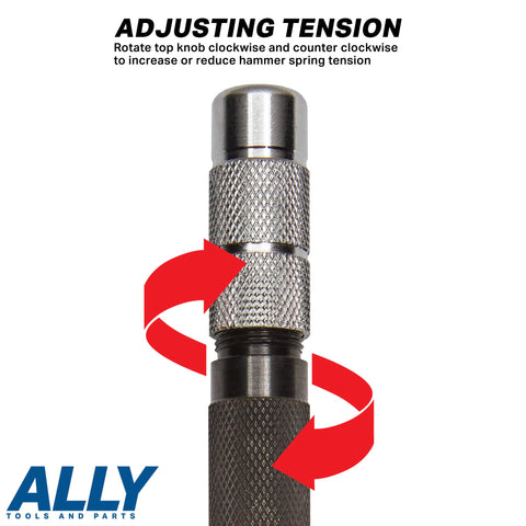 ALLY Tools heavy duty chrome center punch illustrates durable, corrosion-resistant design