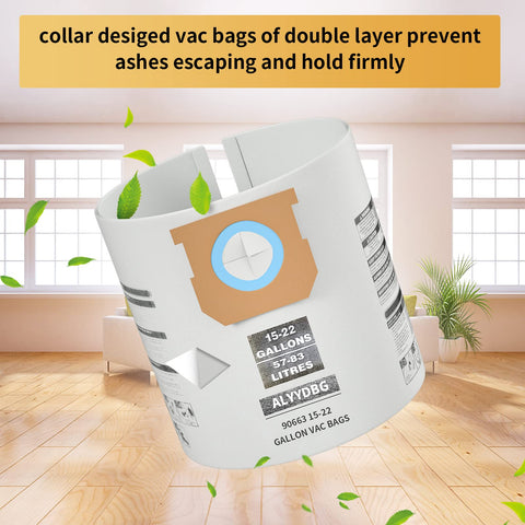 ALYYDBG collar-elastic-ring prevents dust escape during emptying