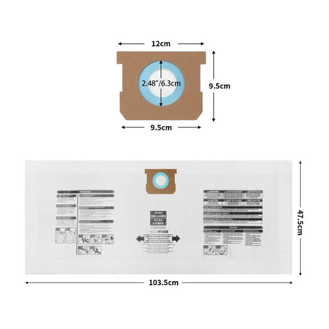 ALYYDBG easy-disposal design reduces dust clouds and cleanup time
