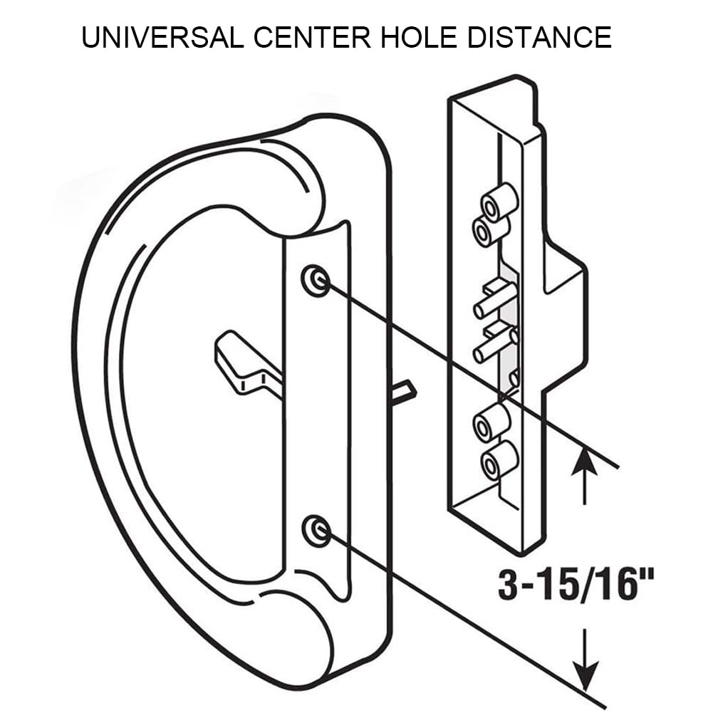 ALLYWASAI reversible door handle design for both sides.