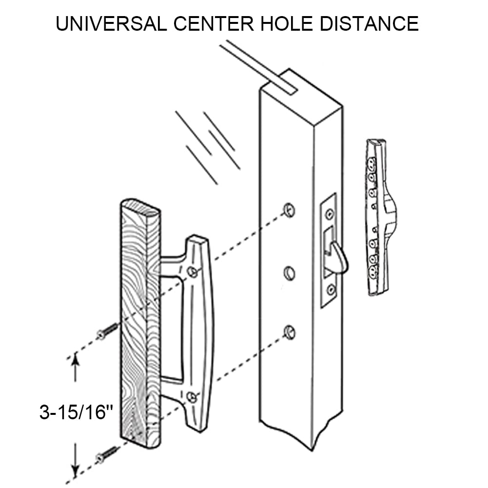 ALLYWASAI interior mortise-style handle in a matching finish for a cohesive look