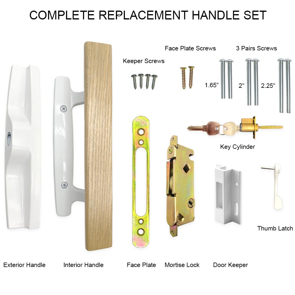 ALLYWASAI mortise lock unit for secure sliding door operation
