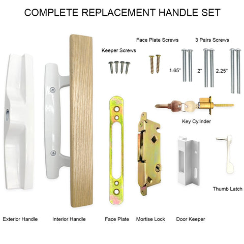 ALLYWASAI mortise lock unit for secure sliding door operation