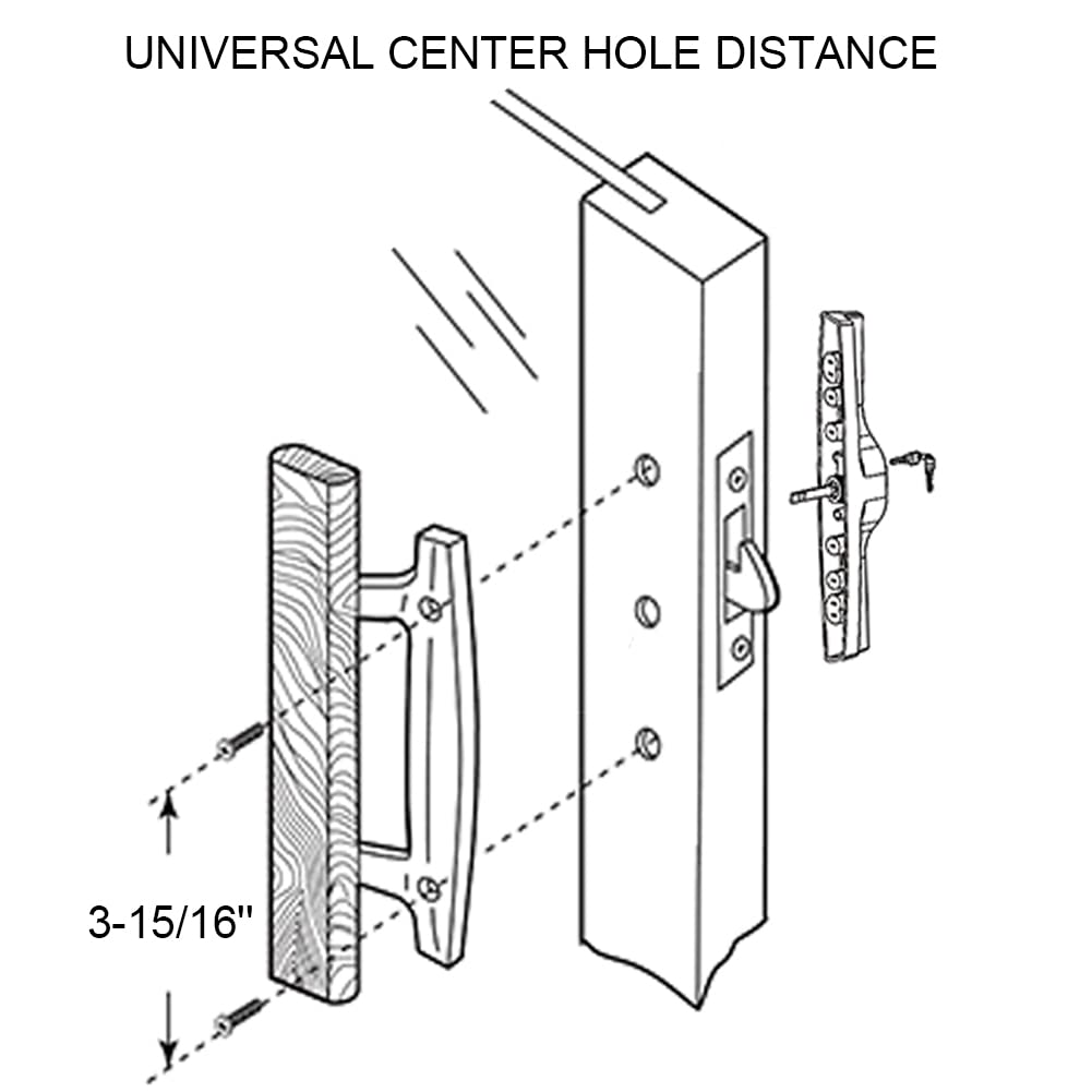 ALLYWASAI reversible door handle enables left or right opening