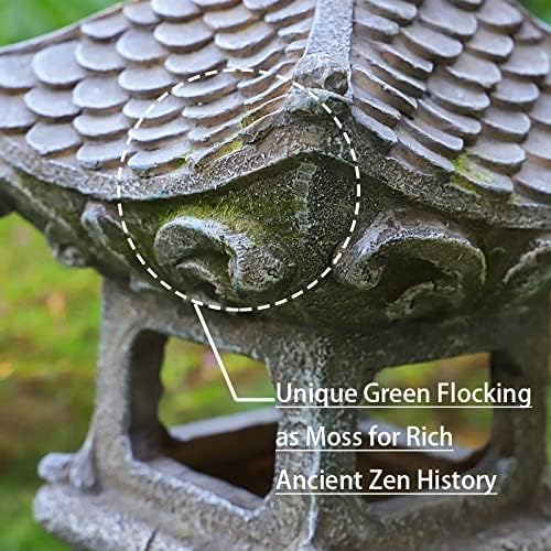 Aloak Zen lantern provides ambient glow for evenings outdoors.