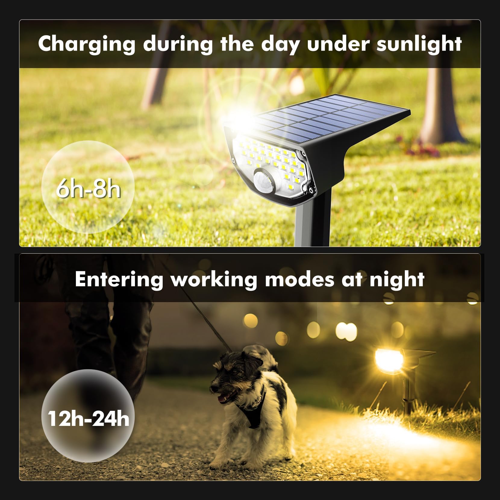 AloftSun IP68 waterproof construction withstands rain, snow, and frost