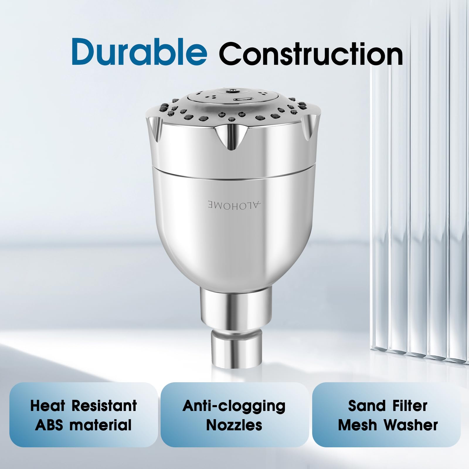 ALOHOME easy-install-no-tools connects quickly to a standard arm.