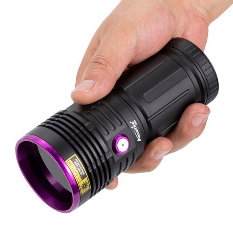 ALONEFIRE SV84 UV flashlight supports currency authentication checks