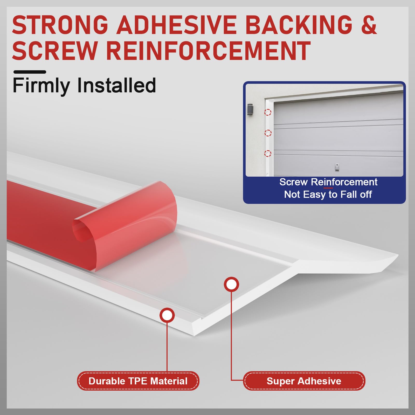 Alophoty dust moisture barrier keeps garage space dry and organized.