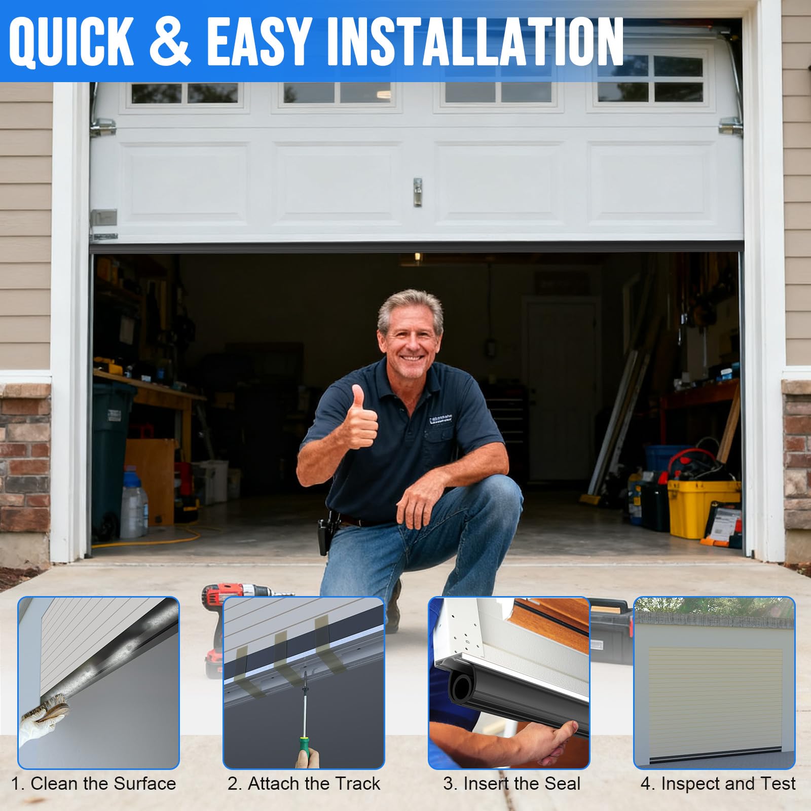 Alophoty seal bottom kit installation ready with DIY-friendly components.