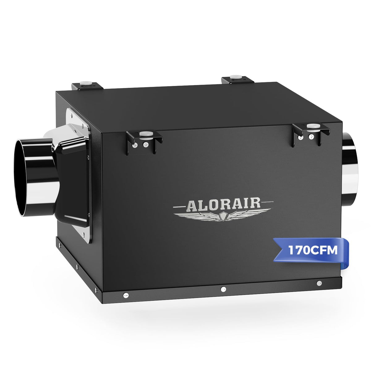 ALORAIR 4 inch inline exhaust fan installation shows easy setup and strong airflow