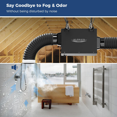 ALORAIR hanging kit included for flexible ceiling or hanging installation