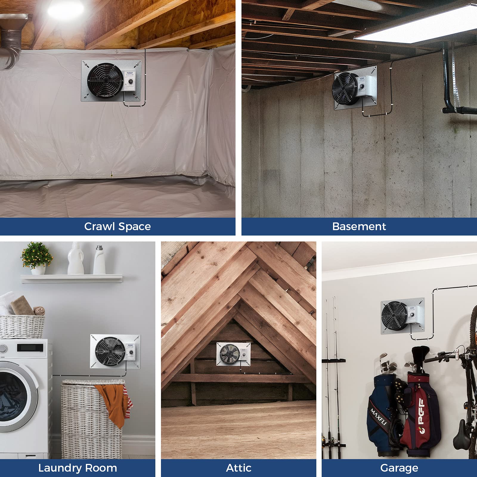ALORAIR 540 CFM power cord plug-in setup for quick installation.
