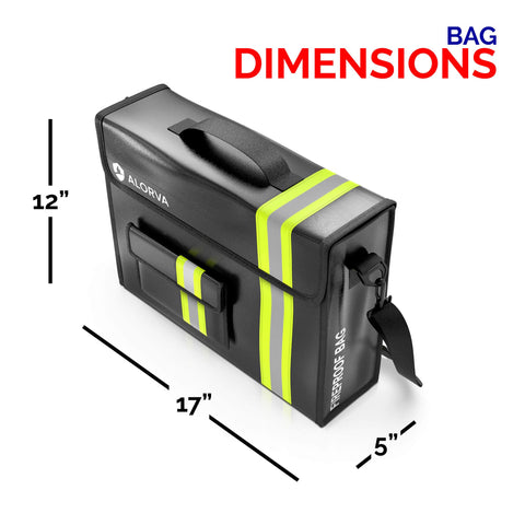 Alorva firebag emergency handles enable fast grab in crises