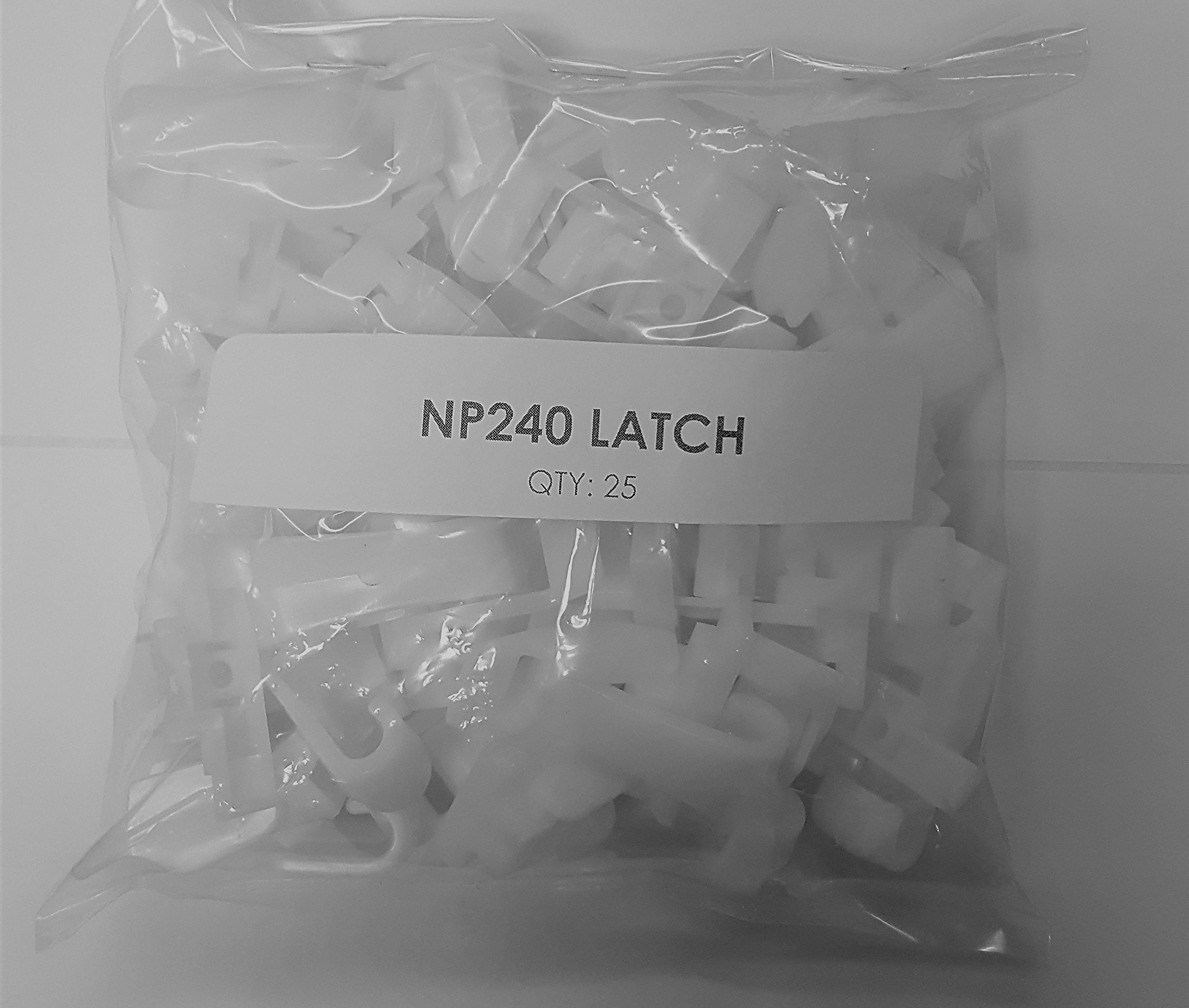 ALP Lighting LCW Latches packaged in 25-count box for replacement projects.