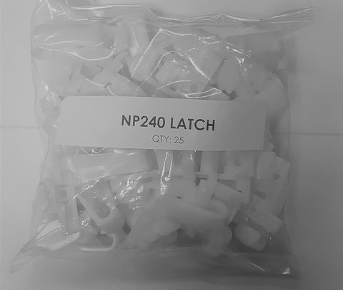 ALP Lighting LCW Latches packaged in 25-count box for replacement projects.