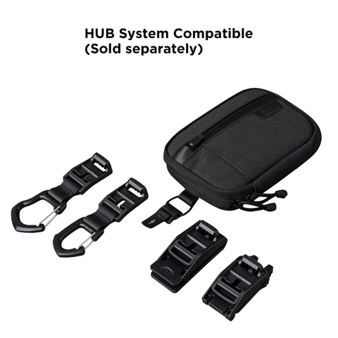 ALPAKA Admin Pouch Pro external card pocket for fast travel essentials.